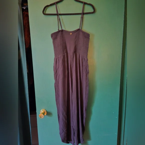 Prana Black Cropped Jumpsuit M - Picture 3 of 7